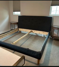 Eastern King Headboard, frame and Nector Premier Hybrid Mattress