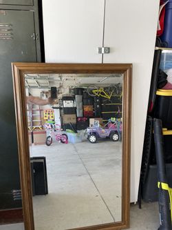 28x48 Oak Mirror