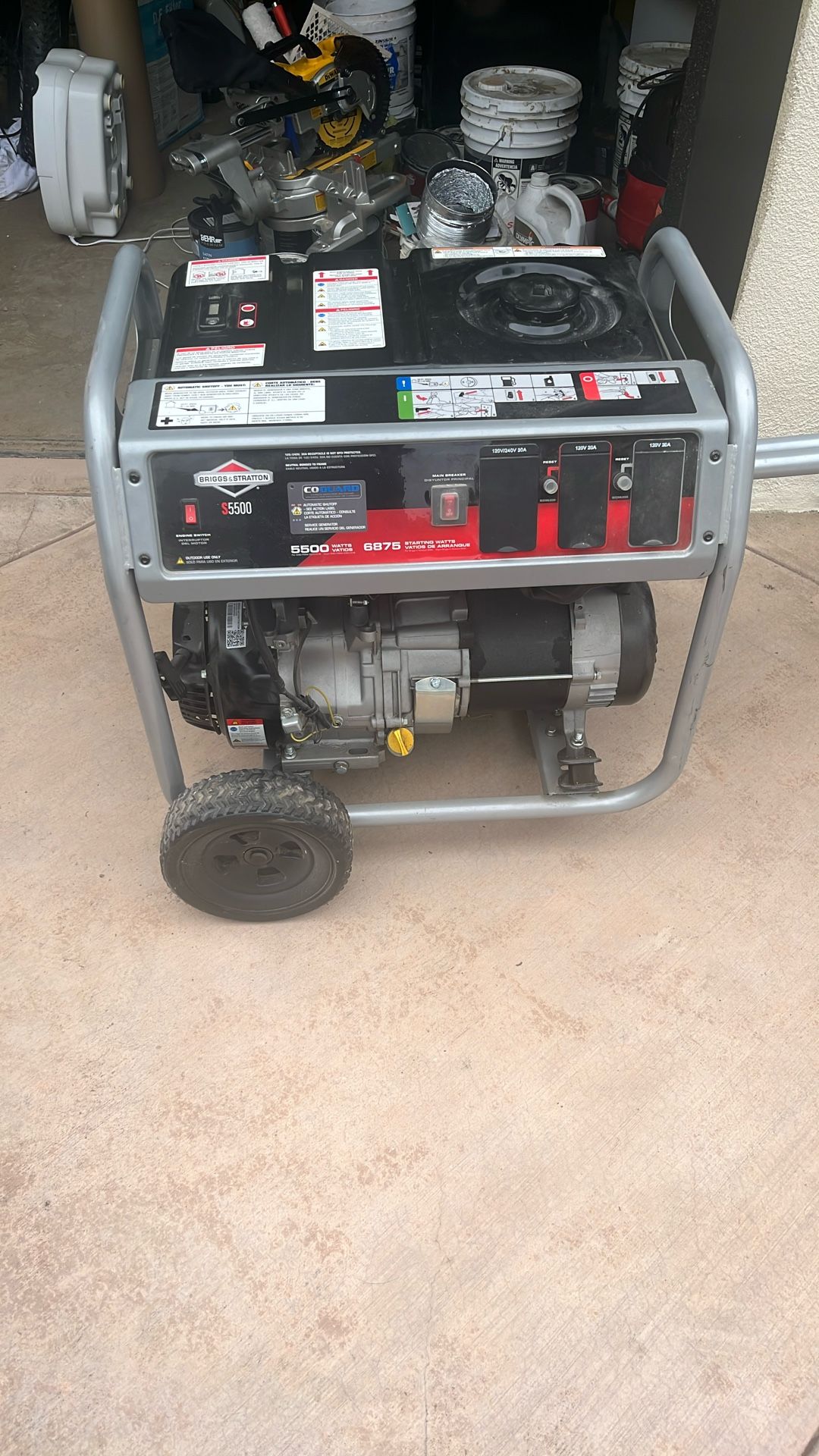 Briggs & Stratton Generator 5500 Watts