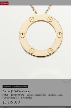 Car Tier Inspired Necklace Gold Gift Idea