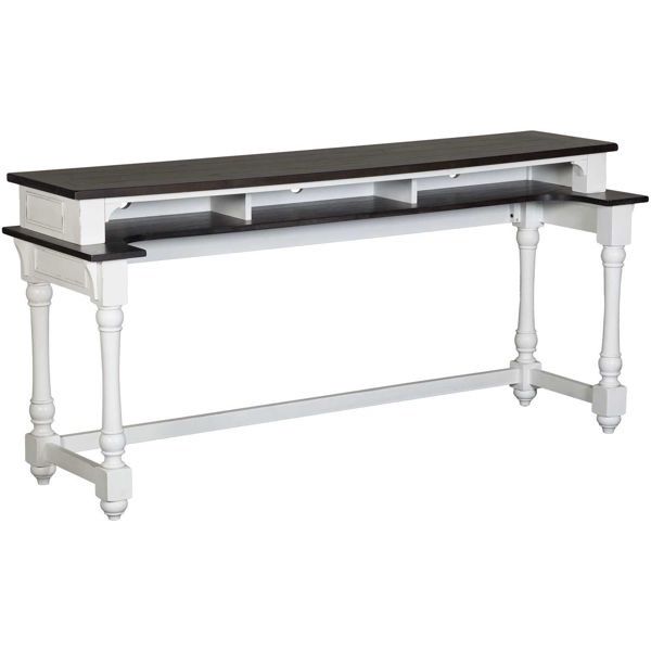EUROPEAN COTTAGE CONSOLE BAR TABLE