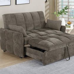 🦋Brown - Sleeper Sofa, 0 Down Payment, Contemporary Couch, Comfortable, Sameday Delivery,New Brand