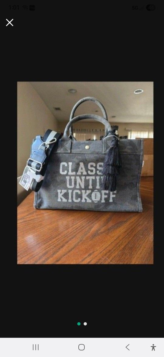 Sale !New! 'Classy until Kickoff' (FOOTBALL )Quilted Koala Large ( reseda ca)