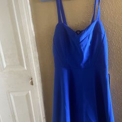 Royal Blue Dress