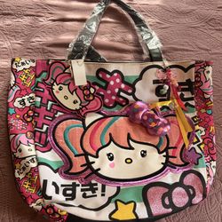 Loungefly Sanrio Hello Kitty Japanimation Tote Bag 2013 