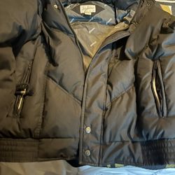 Puffy, waterproof jacket