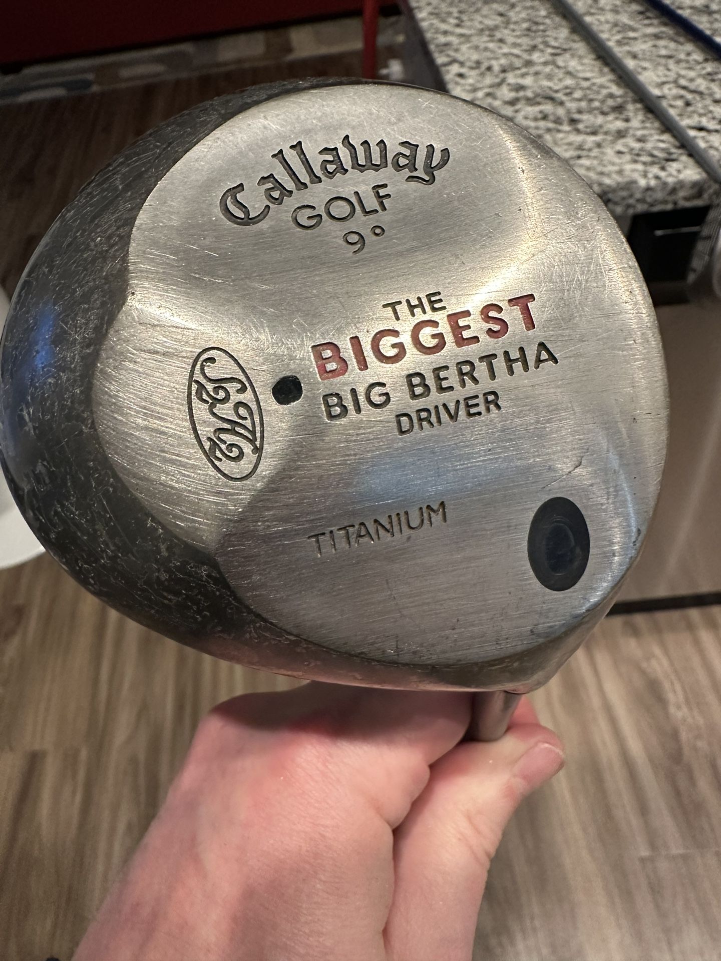 Callaway biggest big Bertha titanium driver golf club