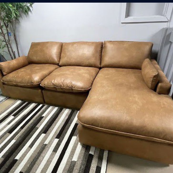 Marlaina Caramel Modular Sectional Sofa Pre-Sets