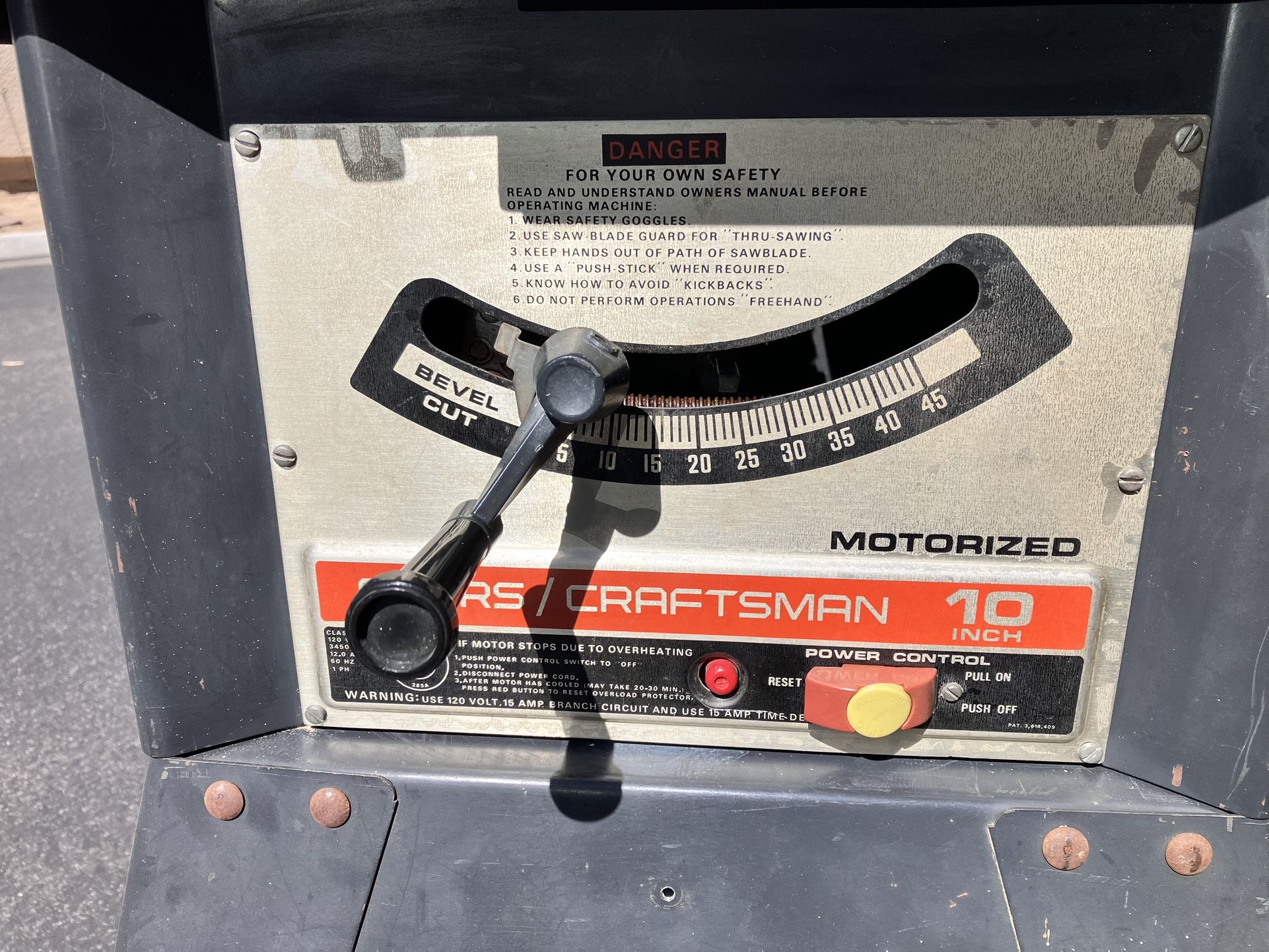 Table Saw- craftsman