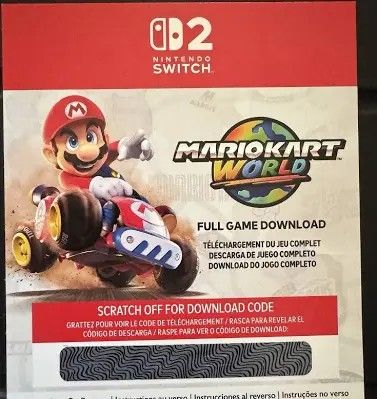 Mario Kart World Digital Code [ONLY] Nintendo Switch 2!