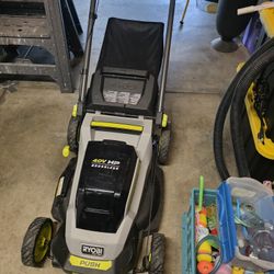 Ryobi 40 Volt Mower Doesn't Run No Battery Or Charger 