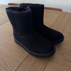 Target Cat And Jack Girls Black Boots 