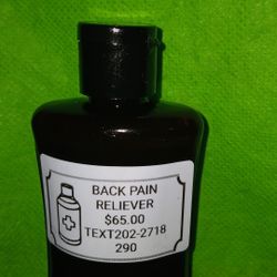 Back Pain And GOUT RELIEVER 