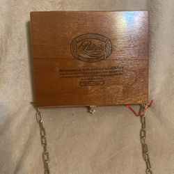 Vintage 1964 Anniversary Pardon Cigar Box Purse 