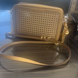 MICHAEL KORS - Women crossbody bag -Gold 8.5x 6