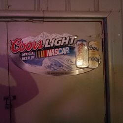 Coors Light NASCAR Edition Plackard