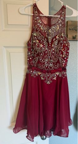 Red homecoming dress size XL