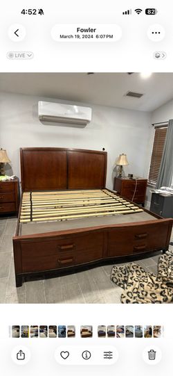 King bed frame