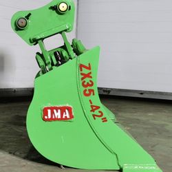  Tilt Bucket 42" for Mini Excavator Hitachi ZX 35 or Similar Machines
