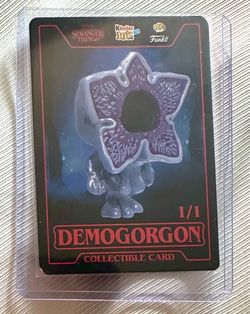 FUNKO STRANGER THINGS DEMOGORGON COLLECTIBLE CARD SDCC 2026 Comic Con Exclusive