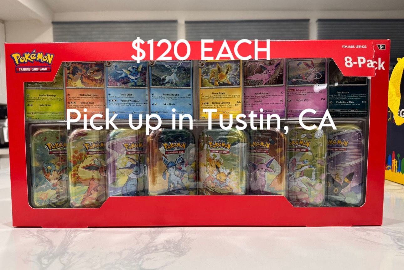 Costco Prismatic Evolutions Tins