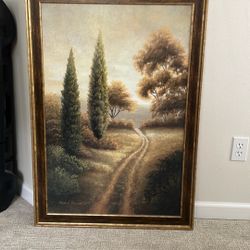 Picture & Frame With trees 