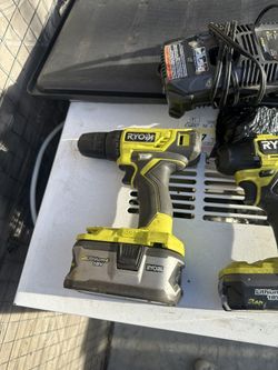 Ryobi Drill And 3/8 Impact