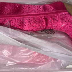 Pink Sparkly Boots