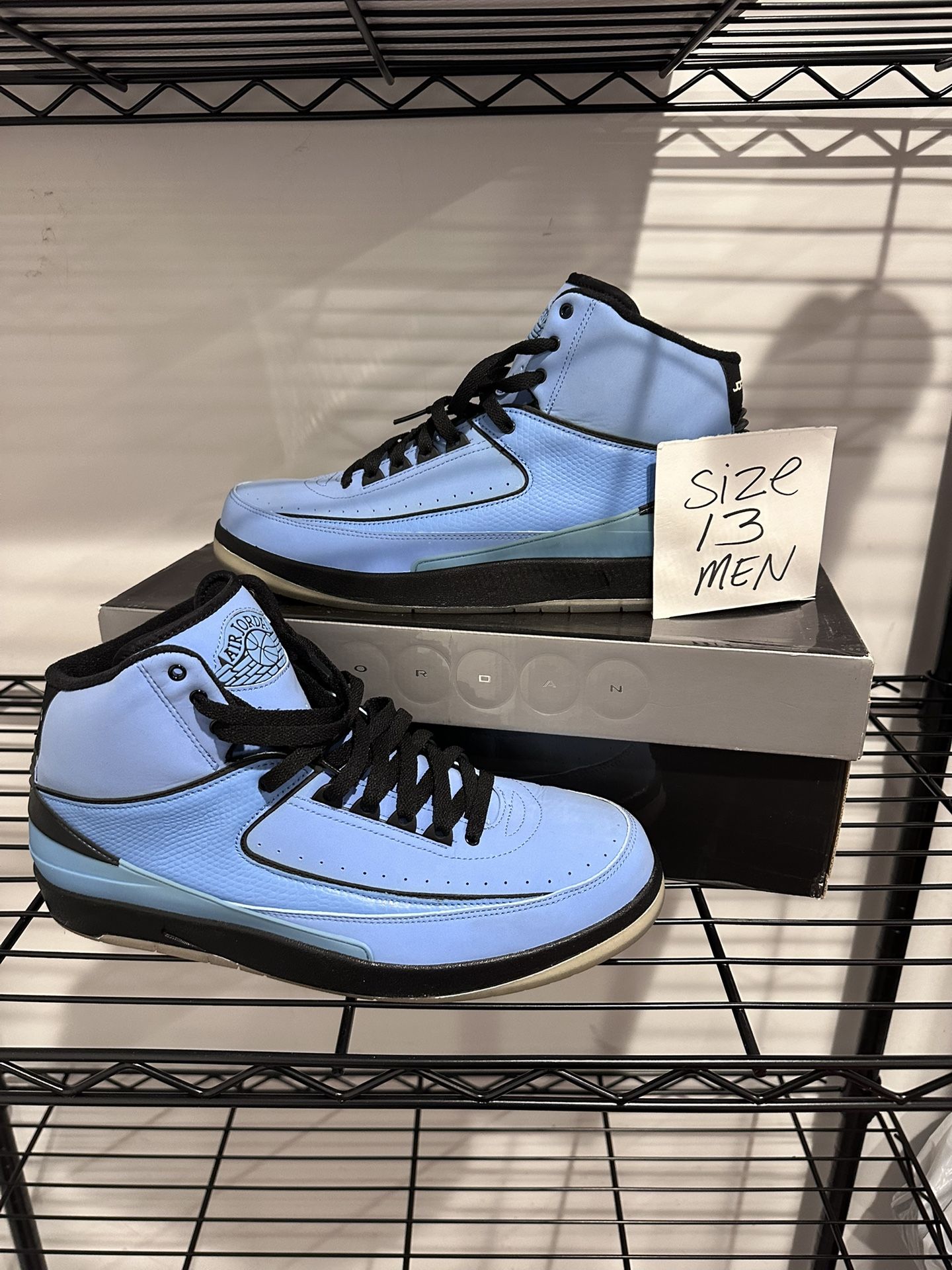 Nike Air Jordan 2 QF RETRO “university Blue’ Size 13 Worn