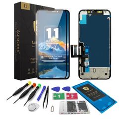 AuraLens for iPhone 11 Screen Replacement Kit for A2111 A2221 A2223, FHD INCELL LCD Replacement Display Touch Digitizer Assembly 6.1 Inch, COF, Suppor