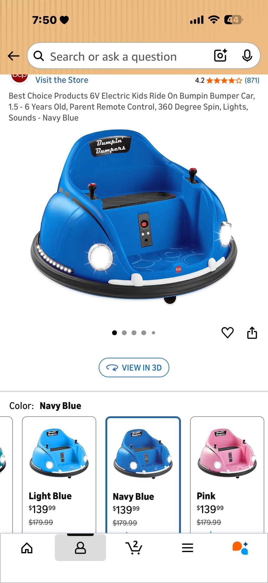 Kids Bumper Car 