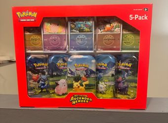 Ascended  Heroes 5 mini Tin Pack