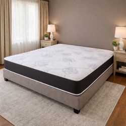 Brand New King Size Mattress 10” Thick. Premium Quality, All Sizes in Stock. Same Day Delivery. What Size do you need?