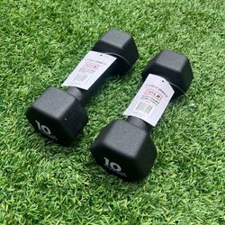 Brand NEW 10 Lb Neoprene Dumbbells Set