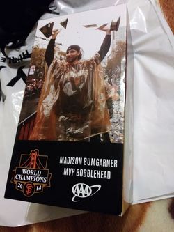 SF Giants Madison Bumgarner MVP Bobblehead