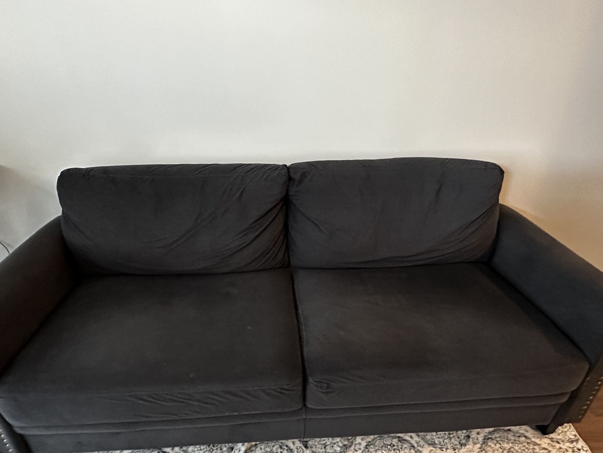 Dark Grey Couch 3 Seater