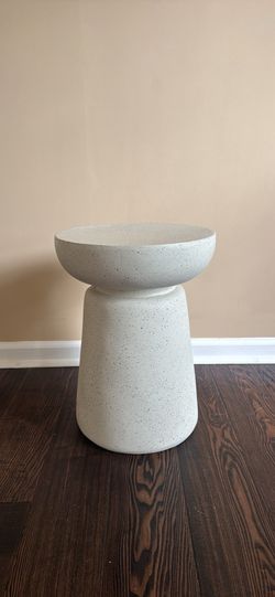 Side table - stone style modern