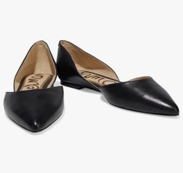 Sam Edelman Black Leather Flats