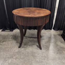 Empire Style Round Wood Dining Table