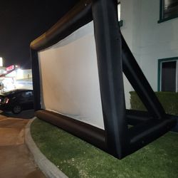 25" Inflatable Projection Screen  