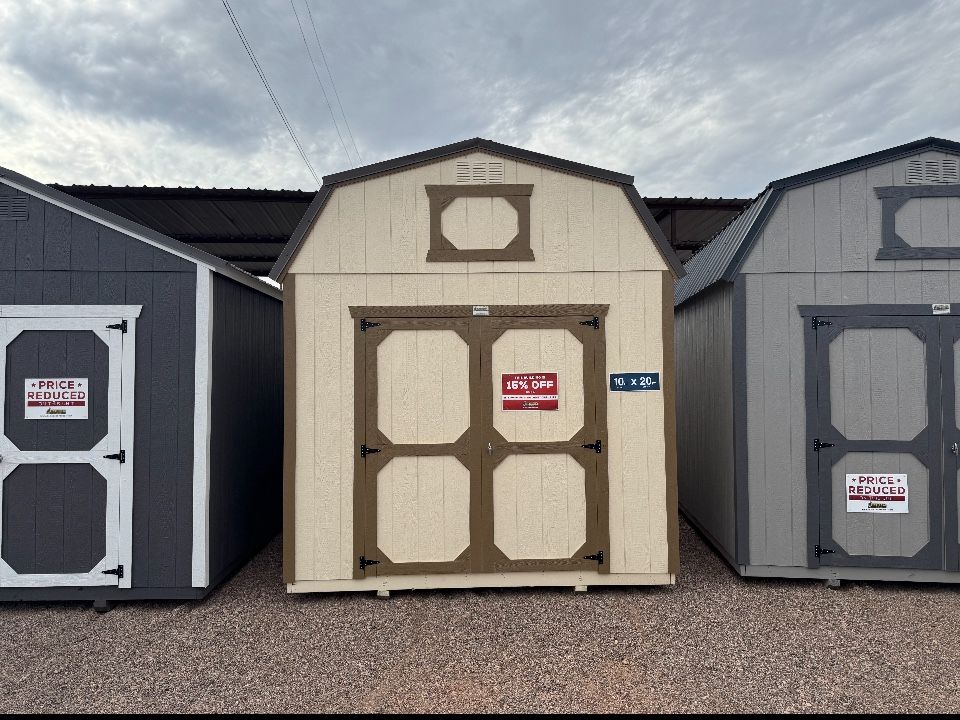 10x20 lofted storage barn 