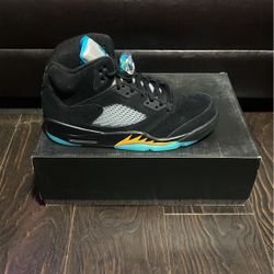 AIR JORDAN 5 AQUA BLUE $200