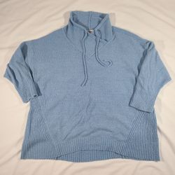 ❤️NWT Philosophy Light Blue Funnel Neck Pullover, 2X