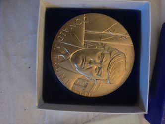 Rare & Out of Stock! Donald J. Trump Official 3-Inch Bronze Presidential Medallion