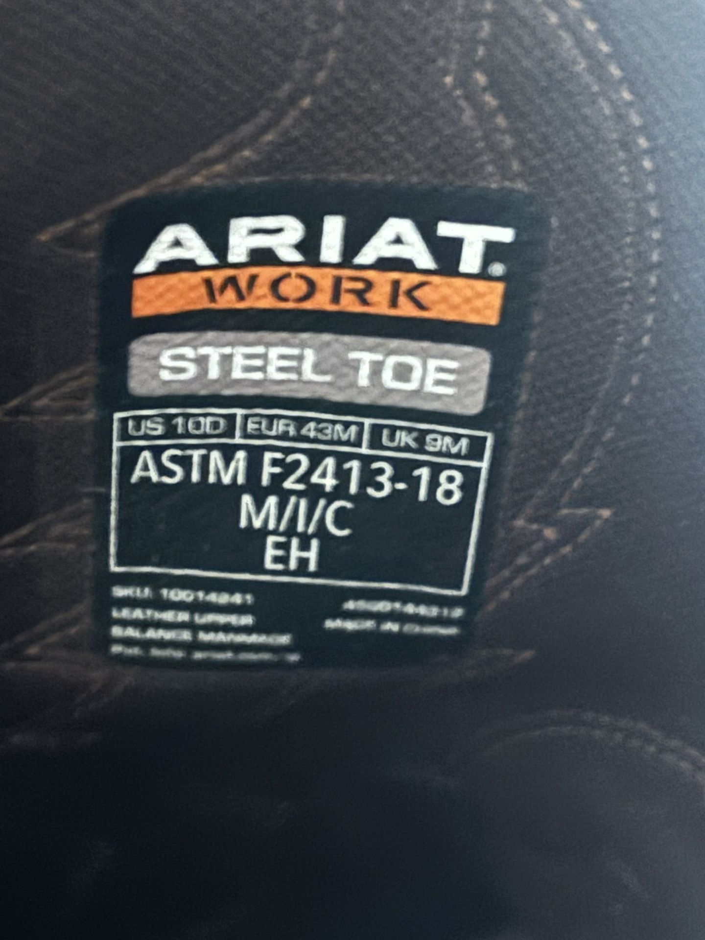 ARIAT Steel Toe Work Boots