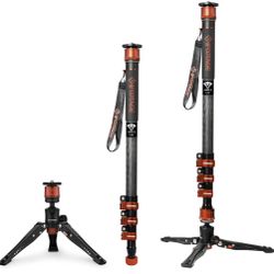 Carbon Fiber Monopod IFOOTAGE 71" Cobra 3 C180F