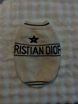 Dior dog sweater