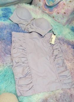 Purple Skirt And Top