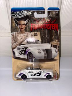 Hot Wheels Bride of Frankenstein Silver Series Die-Cast Car 1/64