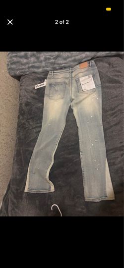 Purple jeans